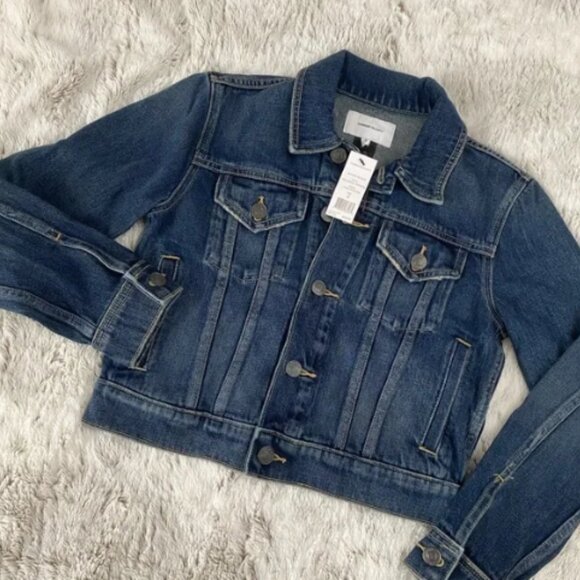 NWT Current/Elliot The Baby Trucker Denim Jacket | Current/Elliot Denim Jacket - Picture 3 of 10